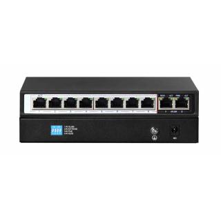 Switch Perses 8X EX-SG1008PE 10/100/1000M TX PoE AT/AF, 2X GE SFP Full Gigabit PoE