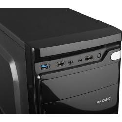 Obudowa LOGIC K1 ATX/mATX Midi USB 3.0 Black bez zasilacza