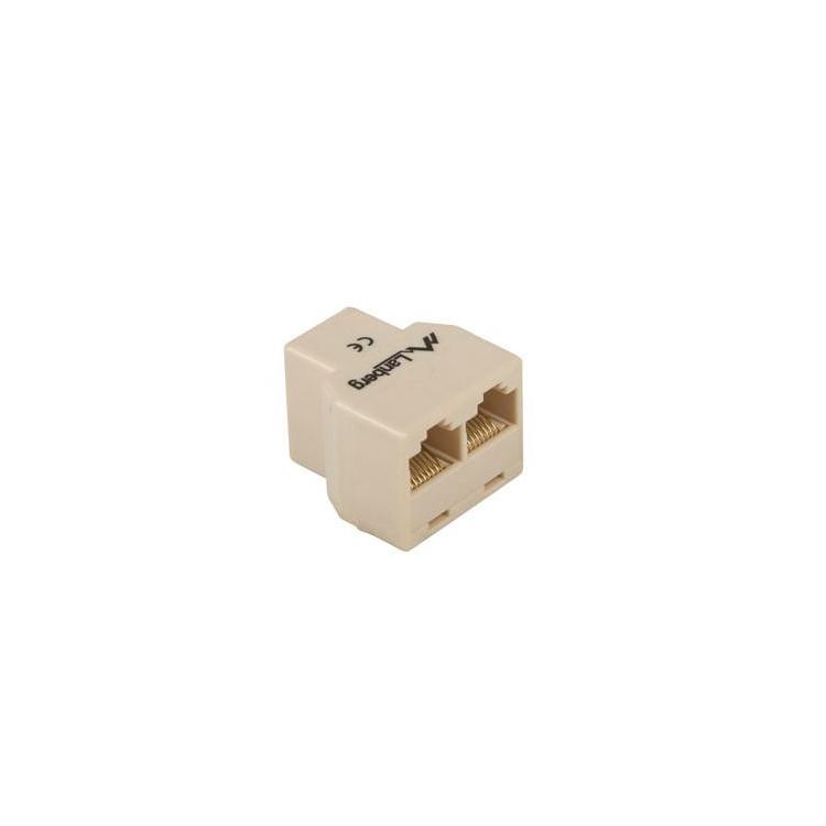 Adapter złączka sieciowa RJ45 - RJ45 x2