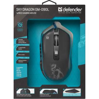 Mysz GM-090L Sky Dragon Optic 3200dpi 6P