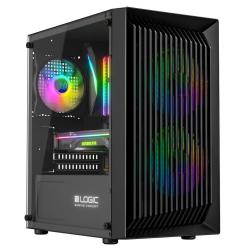 Obudowa LOGIC ATOS ARGB mATX/mITX Mini USB 3.0 Black bez zasilacza