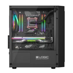 Obudowa LOGIC ATOS ARGB mATX/mITX Mini USB 3.0 Black bez zasilacza