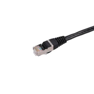 Kabel sieciowy LAN Patchcord CAT.5E FTP 0,5m foliowana skręcona para, miedziany