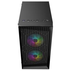 Obudowa LOGIC ATOS ARGB mATX/mITX Mini USB 3.0 Black bez zasilacza