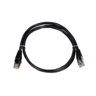 Kabel sieciowy LAN Patchcord CAT.5E FTP 1m foliowana skręcona para, miedziany