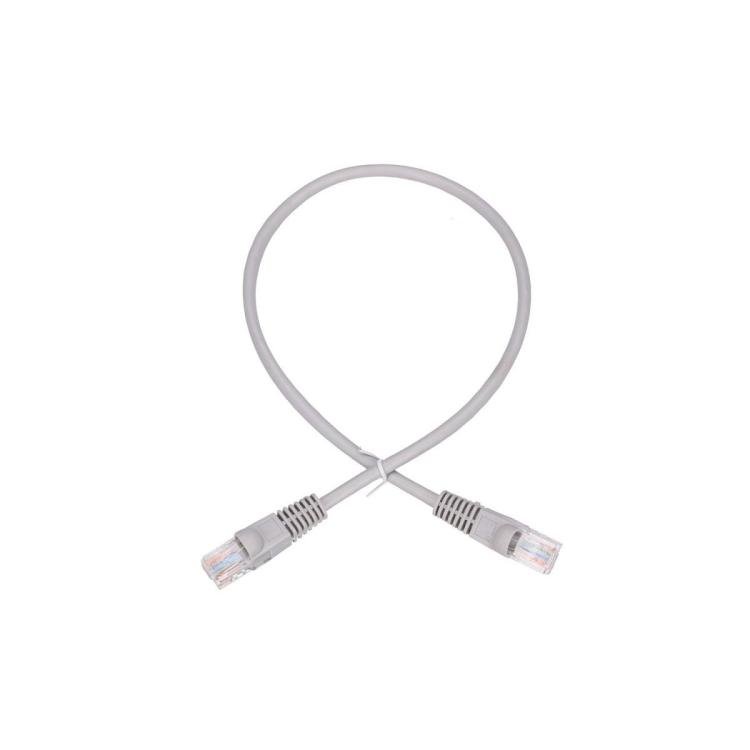 Kabel sieciowy LAN Patchcord CAT.5E UTP 0,5m skręcana para, miedziany