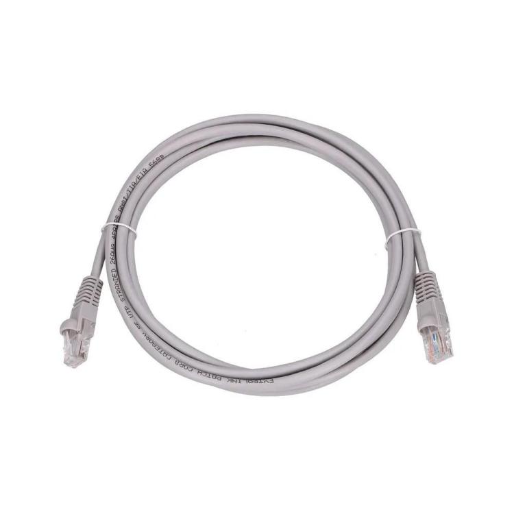 Kabel sieciowy LAN Patchcord CAT.5E UTP 3m, skręcona para, miedziany