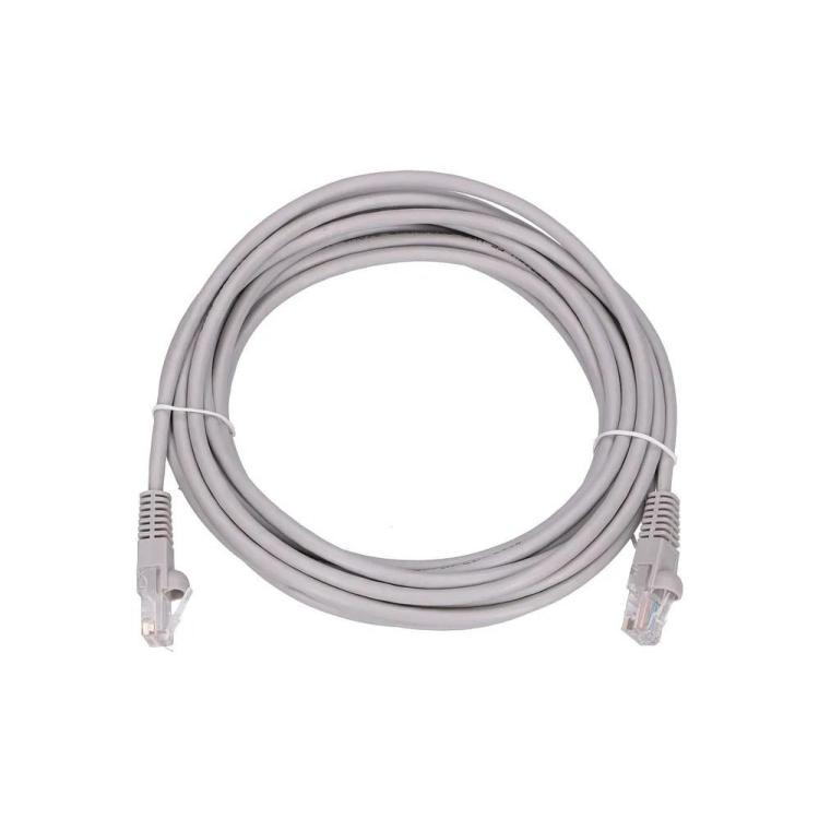 Kabel sieciowy LAN Patchcord CAT.5E UTP 5m, skręcona para, miedziany