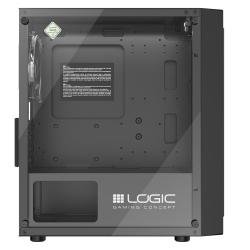 Obudowa LOGIC ATOS ARGB mATX/mITX Mini USB 3.0 Black bez zasilacza