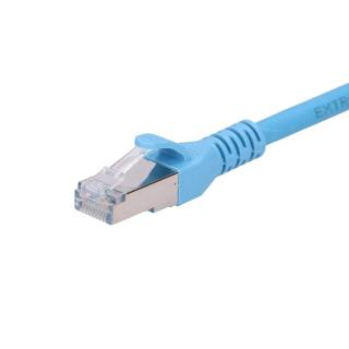 Kabel sieciowy LAN Patchcord CAT.6A S/FTP 1m 10G foliowana skręcona para, miedziany