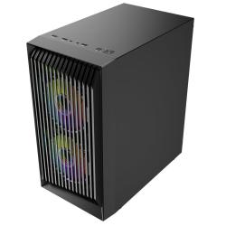 Obudowa LOGIC ATOS ARGB mATX/mITX Mini USB 3.0 Black bez zasilacza