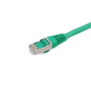 Kabel sieciowy LAN Patchcord CAT.6 FTP 0,5m 1GBIT foliowana skręcona para, miedziany