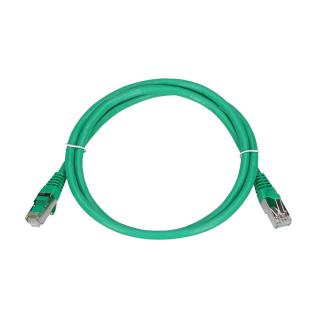 Kabel sieciowy LAN Patchcord CAT.6 FTP 2m 1GBIT foliowana skręcona para, miedziany