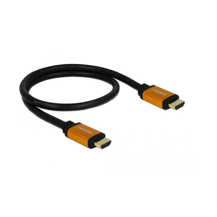 Kabel HDMI M/M v2.1 8K 60Hz czarny 0,5m