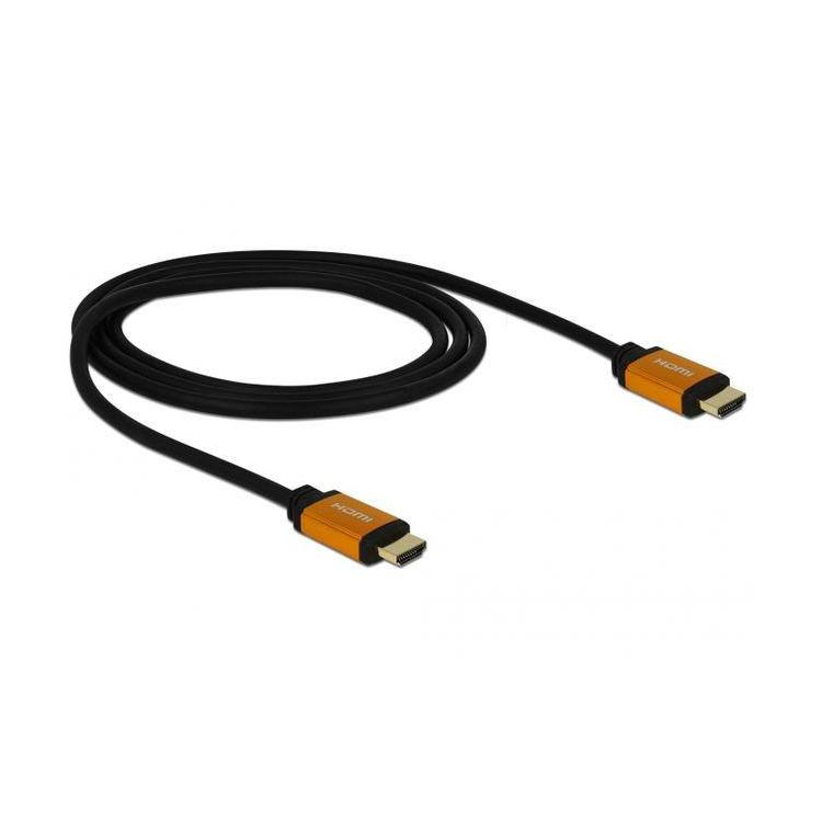 Kabel HDMI M/M v2.1 8K 60Hz czarny 1m