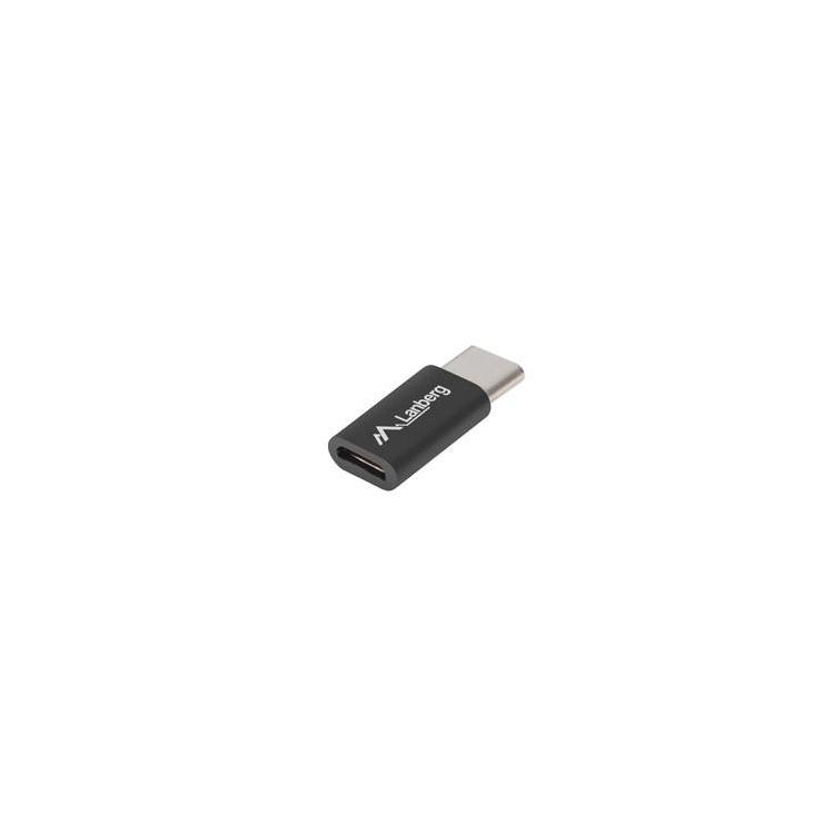 Adapter USB CM - micro USB BF 2.0 czarny