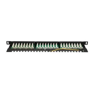 Patchpanel 24 porty 0.5U CAT6 UTP