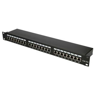 Patchpanel 24 porty CAT5E FTP V2