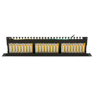 Patchpanel 24 porty CAT5E FTP V2