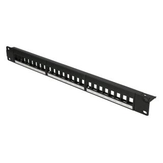 Patchpanel 24 porty UTP modular