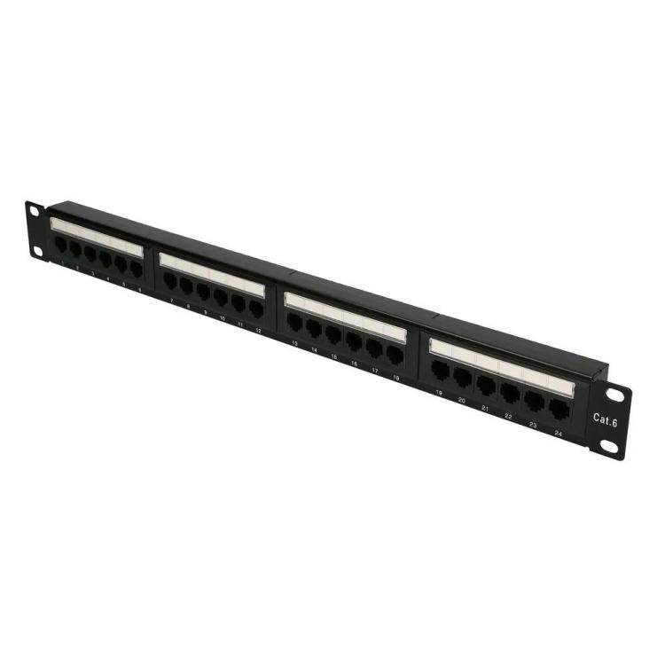 Patchpanel 24 porty CAT6 UTP V2