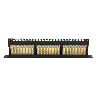 Patchpanel 24 porty CAT6 STP V2