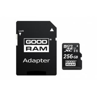 Karta microSD 256GB CL10 UHS I + adapter