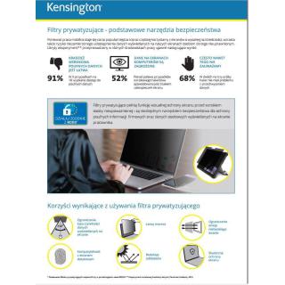 Filtr prywatyzujący 2-stronny, zdejmowany, do monitora 15.6 cala 16:9