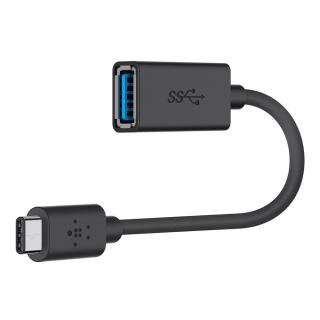 Adapter przejsciówka USB-C do USB-A 14cm czarny