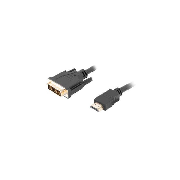 Kabel HDMI(M)-DVI-D(M) CA-HDDV-10CC-0005-BK 0.5 M czarny