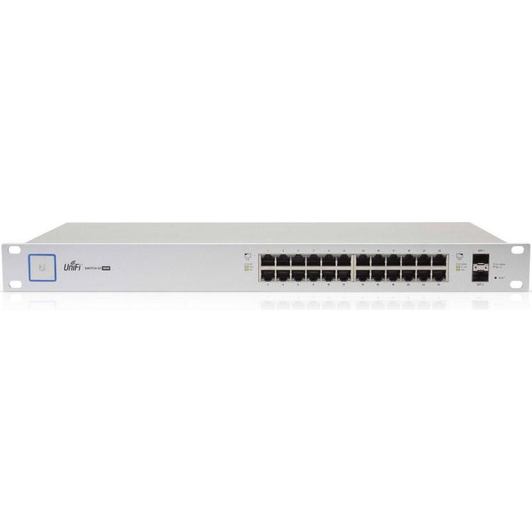 Switch 24x1GbE 2xSFP PoE US-24-500W