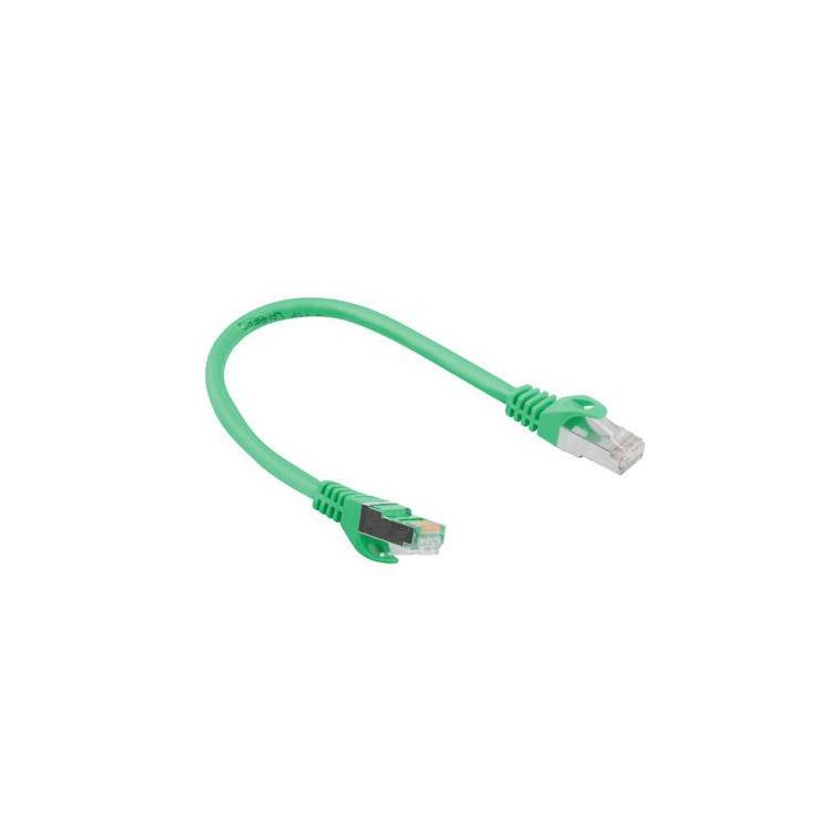 Patchcord FTP PCF6-10CC-0025-G kat.6 0.25M zielony