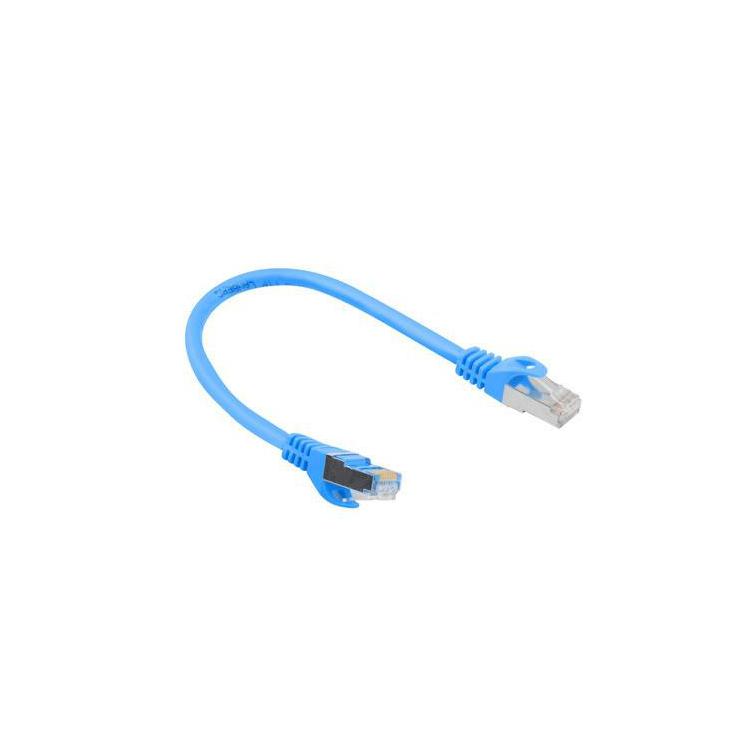 Patchcord FTP PCF6-10CC-0025-B kat.6 0.25M niebieski