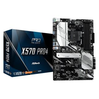 Płyta główna X570 Pro4 AM4 4DDR4 HDMI/DP/USB M.2 ATX