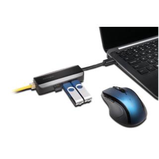 Adapter UA3000E USB 3.0 Ethernet i 3-portowy koncentrator