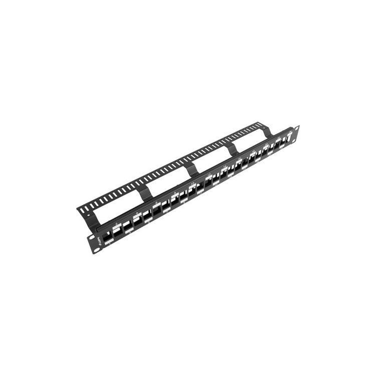 Patch Panel PPKS-1224-B 24 Port 1U 19 naprzemienny czarny