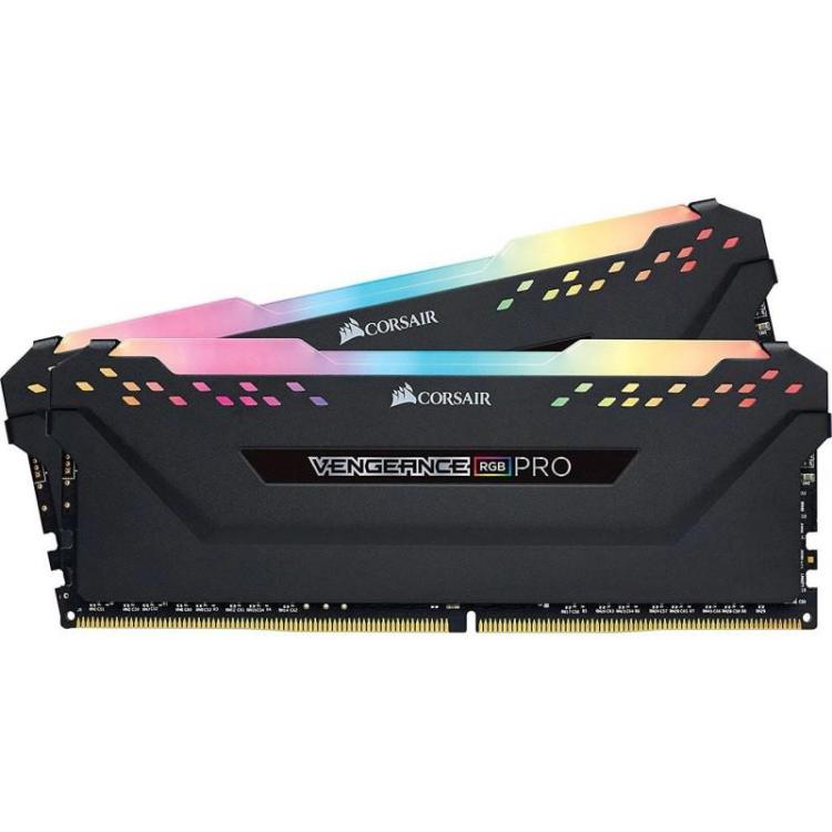 Pamięć do PC DDR4 Vengeance PRO RGB dla Intel XMP Certified 16GB/3200(28GB) czarna CL16