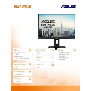 Monitor 24.1 cala BE24WQLB 16:10 IPS 100% sRGB 300cd/m2 1000:1 HDMI D-SUB DP PIVOT Głośnik