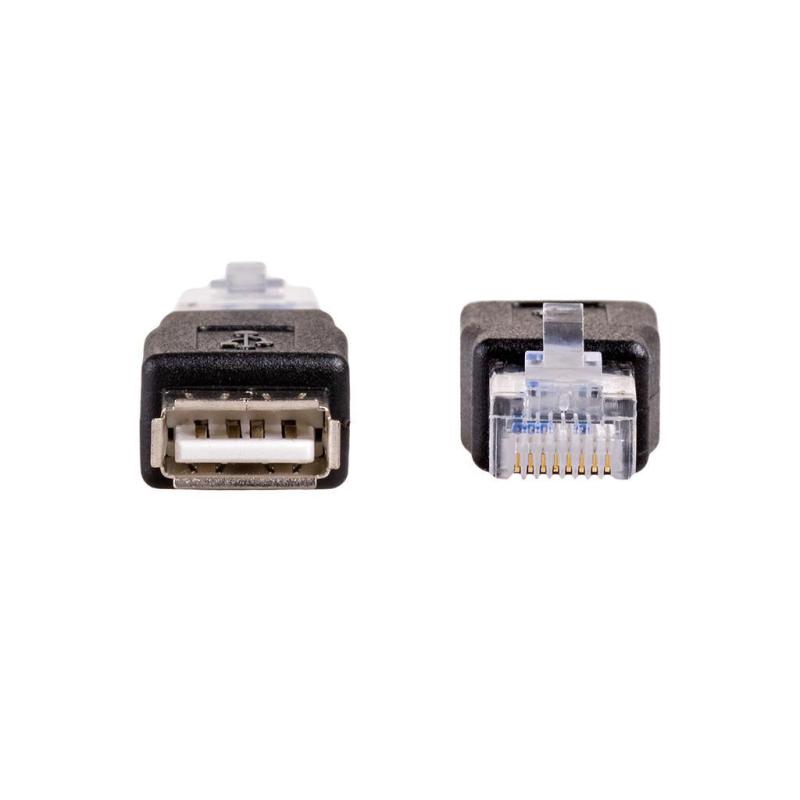 Adapter Akyga AK-AD-27 USB 2.0 A(F) - RJ-45 (M)