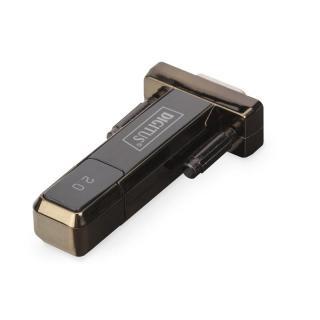 Konwerter/Adapter USB 2.0 do RS232 (DB9) z kablem USB A M/Ż długość 80cm