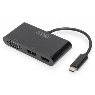 Adapter graficzny HDMI/DP/VGA 4K 60Hz UHD/ FHD na USB 3.1...