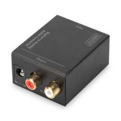 Konwerter sygnału Audio DIGITUS 1xCoax/Toslink do 2xRCA...