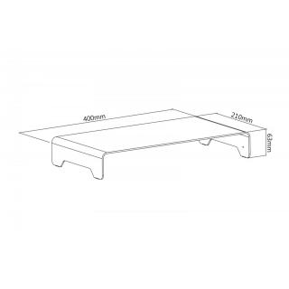 Podstawka pod monitor Slim do 10kg Aluminiowa