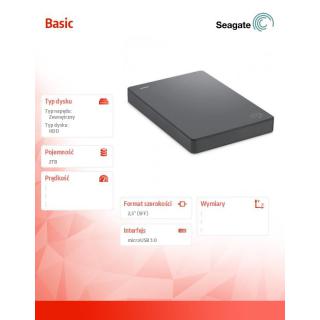 Dysk Basic 2TB 2,5 STJL2000400 szary