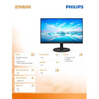 Monitor 21,5 cali 221V8 VA HDMI