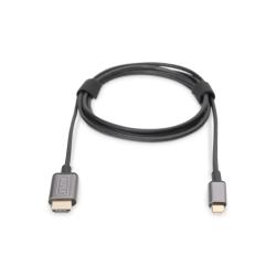 Kabel adapter DIGITUS USB Typ C 3.1 na HDMI 4K 30Hz...