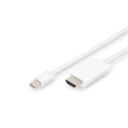 Kabel adapter DIGITUS miniDisplayPort 1.2 4K 60Hz UHD Typ...