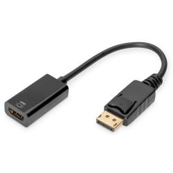 Kabel adapter DIGITUS DisplayPort z zatrzaskiem 4K 60Hz...