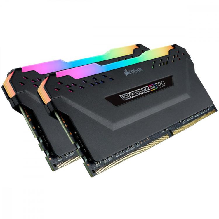 Pamięć DDR4 AMD Ryzen Vengeance 16GB/3600 (28GB) BLACK RGB CL18