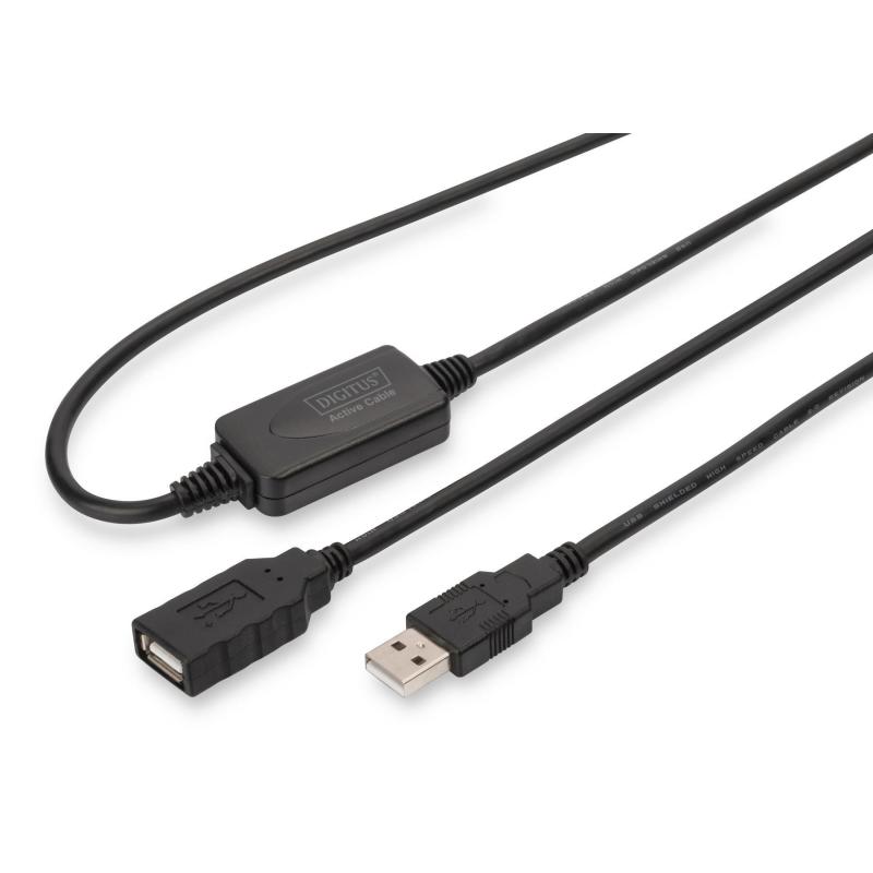 Kabel przedłużający aktywny DIGITUS DA-73100-1 USB 2.0 10m